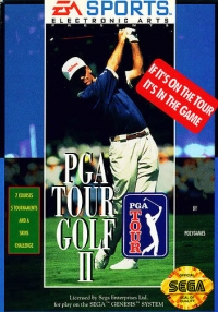 PGA Tour Golf II (7 courses / It's In The Game) Box Art