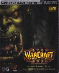 Warcraft III: Reign of Chaos Official Strategy Guide Special Edition Cover Box Art