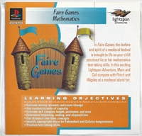 Lightspan Educational Disc: Faire Games: Mathematics Box Art