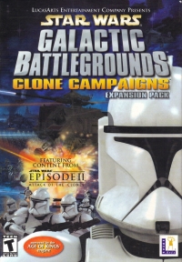 Star Wars: Galactic Battlegrounds: Clone Campaigns Box Art