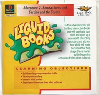 Lightspan Educational Disc: Liquid Books Adventure 2: Amrita's Trees and Credito and the Coyote Box Art