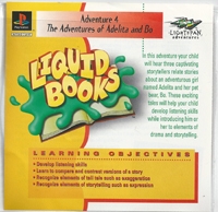 Lightspan Educational Disc: Liquid Books Adventure 4: The Adventures of Adelita and Bo Box Art