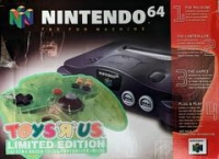 Nintendo 64 (Extreme Green Color Controller Inside) Box Art