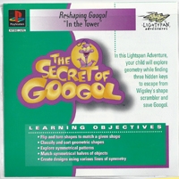 Lightspan Educational Disc: The Secret of Googol: Reshaping Googol: In the Tower Box Art