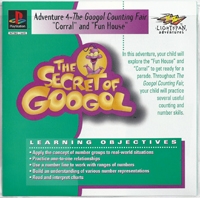 Lightspan Educational Disc: The Secret of Googol Adventure 4: The Googol Counting Fair: Corral and Fun House Box Art