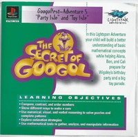Lightspan Educational Disc: The Secret of Googol: Googolfest Adventure 5: Party Isle and Toy Isle Box Art