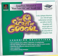 Lightspan Educational Disc: The Secret of Googol: Googolfest Adventure 6: Moon Feast Isle and Arcade Isle Box Art