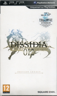 Dissidia 012: Duodecim Final Fantasy - Legacy Edition [FR] Box Art