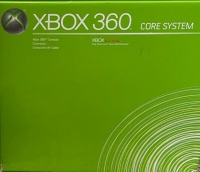 Microsoft Xbox 360 Core System [NA] Box Art