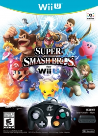 Super Smash Bros. for Wii U (Includes Game • Controller • Adapter) Box Art