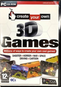 Create Your Own 3D Games Box Art