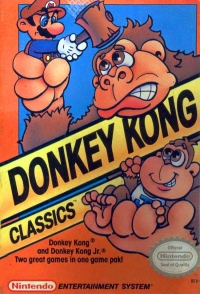 Donkey Kong Classics (oval seal) Box Art