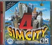 SimCity 4 - Deluxe Edition (jewel case / Scholastic) Box Art