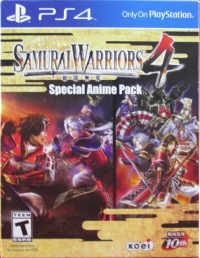 Samurai Warriors 4 - Special Anime Pack Box Art