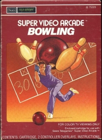 Bowling (Super Video Arcade) Box Art