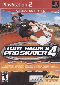 Tony Hawk's Pro Skater 4 - Greatest Hits Box Art