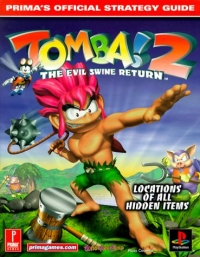 Tomba! 2: The Evil Swine Return Prima's Official Strategy Guide Box Art