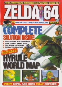 100% Unofficial Nintendo 64 Player's Guide to Zelda 64 Box Art