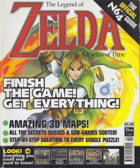 Legend of Zelda, The: Ocarina of Time - The Official N64 Magazine Guide Box Art