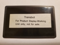 Transbot (Not for Sale) Box Art