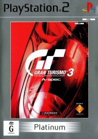 Gran Turismo 3: A-spec - Platinum Box Art