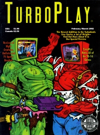 Turbo Play February/March 1992 Box Art