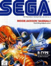 Team Sega Newsletter Jan. '89, The Box Art
