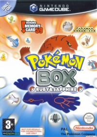 Pokémon Box Ruby & Sapphire Box Art
