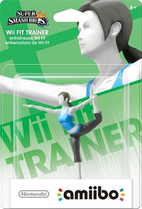Super Smash Bros. - Wii Fit Trainer (gray Nintendo logo) Box Art