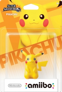 Super Smash Bros. - Pikachu (gray Nintendo logo) Box Art