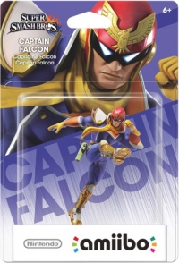 Super Smash Bros. - Captain Falcon (gray Nintendo logo) Box Art
