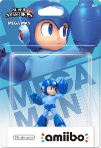 Super Smash Bros. - Mega Man (gray Nintendo logo) Box Art