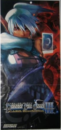 Phantasy Star Online: Episode III Nintendo Power poster Box Art