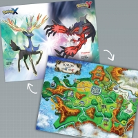 Pokémon X/Pokémon Y double-sided poster Box Art