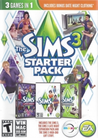 Sims 3, The: Starter Pack Box Art
