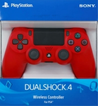 Sony DualShock 4 Wireless Controller CUH-ZCT2U (Magma Red) [US] Box Art