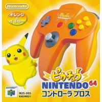 Nintendo 64 Controller - Pikachu Yellow [JP] Box Art