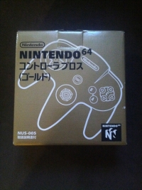 Nintendo 64 Controller - Gold [JP] Box Art