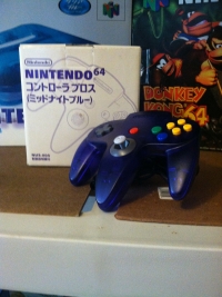 Nintendo 64 Controller (Midnight Blue) Box Art