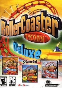 RollerCoaster Tycoon Deluxe Box Art