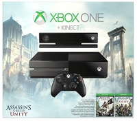 Microsoft Xbox One 500GB + Kinect - Assassin's Creed Unity Box Art