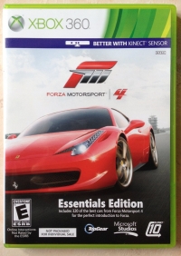 Forza Motorsport 4 - Essentials Edition Box Art