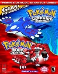 Pokémon Ruby Version & Pokémon Sapphire Version - Prima's Official Strategy Guide (Giant Pokémon Poster) Box Art