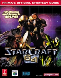 StarCraft 64 - Prima's Official Strategy Guide Box Art