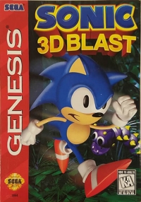 Sonic 3D Blast (1844) Box Art
