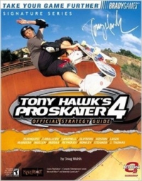 Tony Hawk's Pro Skater 4 Bradygames Official Strategy Guide Signature Series Box Art