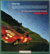 Great American Cross-Country Road Race, The [US] Box Art