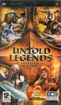 Untold Legends: Confrérie de L'Epée Box Art