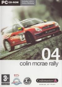 Colin McRae Rally 04 Box Art