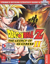 Dragon Ball Z: The Legacy of Goku II - Prima's Official Strategy Guide & Limited DVD Issue 1 Box Art